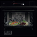 AEG TP9SB82WAB, Parní pece, Wifi Built- in Steam Cooker, Multi- parní sporák, Series 9 Touch- Swipe-displej, Černá / stříbrná, 82W