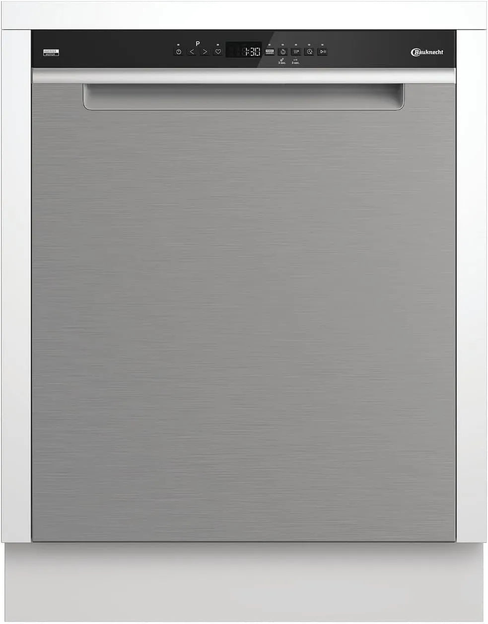 Bauknecht, Myčky nádobí, BKO UBM podstavba myčka nádobí - 15 na míru stropy - PowerClean Pro, NaturalDry, Stříbrná, 85 x 59 x 60 cm