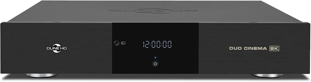 Dune HD 8k-HDMI-Switch/Splitter, Klienti, kteří se streamují, Duo Cinema 8K, Dual System Mediaplayer 43cm, Android TV Box, 2 HDMI výstupy, Černá