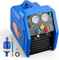 VEVOR 220V/50Hz, Mobilní klimatizace, Chladnička extrakční jednotka Přenosná chladicí čerpací stanice, 220V / 50Hz 1450, Bílá, 220V, 50Hz, 2L