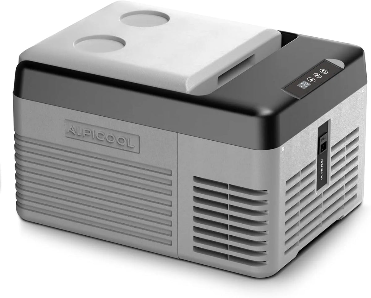 Alpicool 12/24V, Chladničky, CL9 9 L Přenosný chladicí box kompresoru 12 / 24V -20 ° C až 20 ° C, Černá, 24V, 9 L, 11 l, 240 V